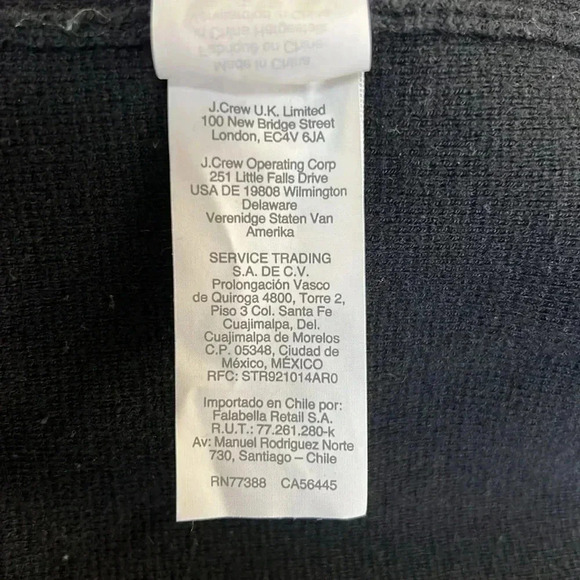 J Crew Black Knit Cardigan Size XL - Picture 5 of 6